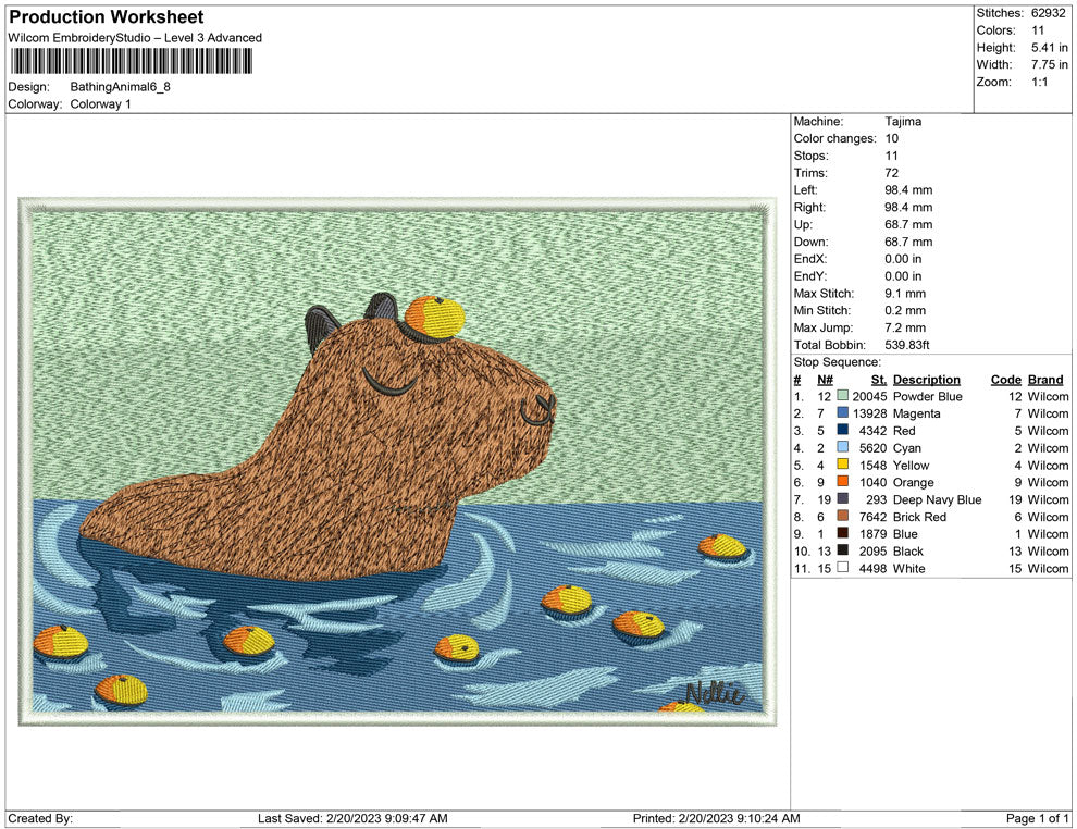 Bathing Animal