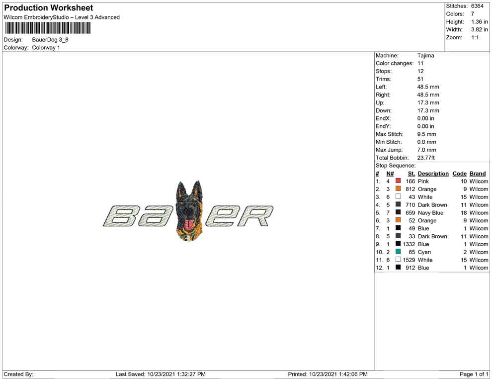 Bauer Dog