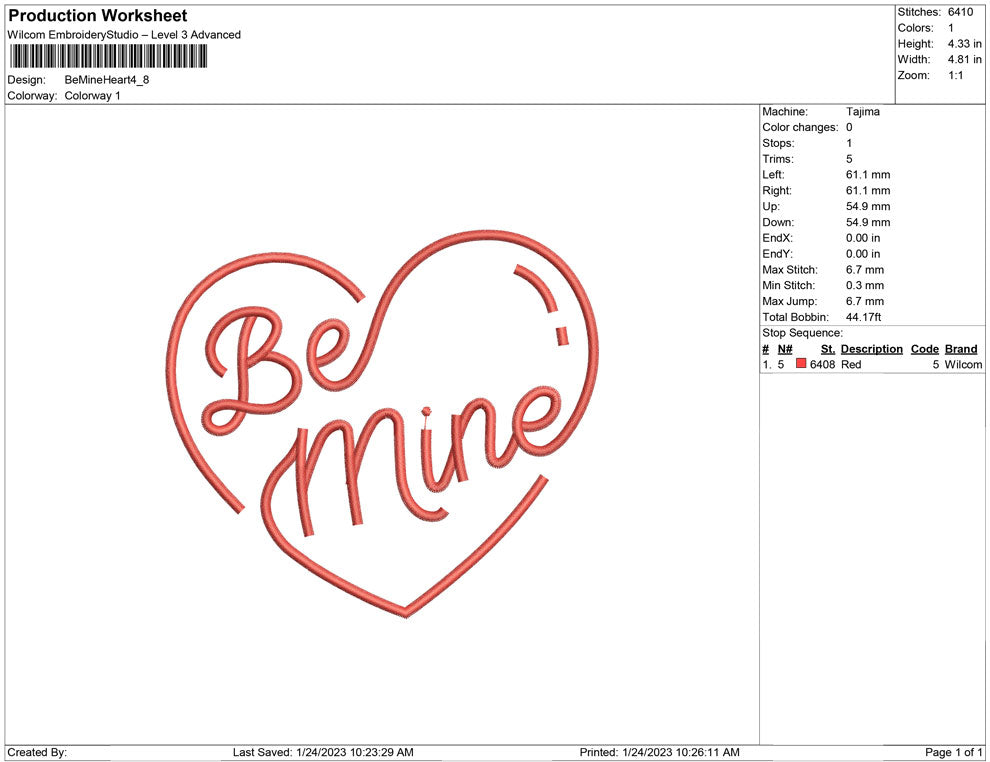 Be Mine Heart