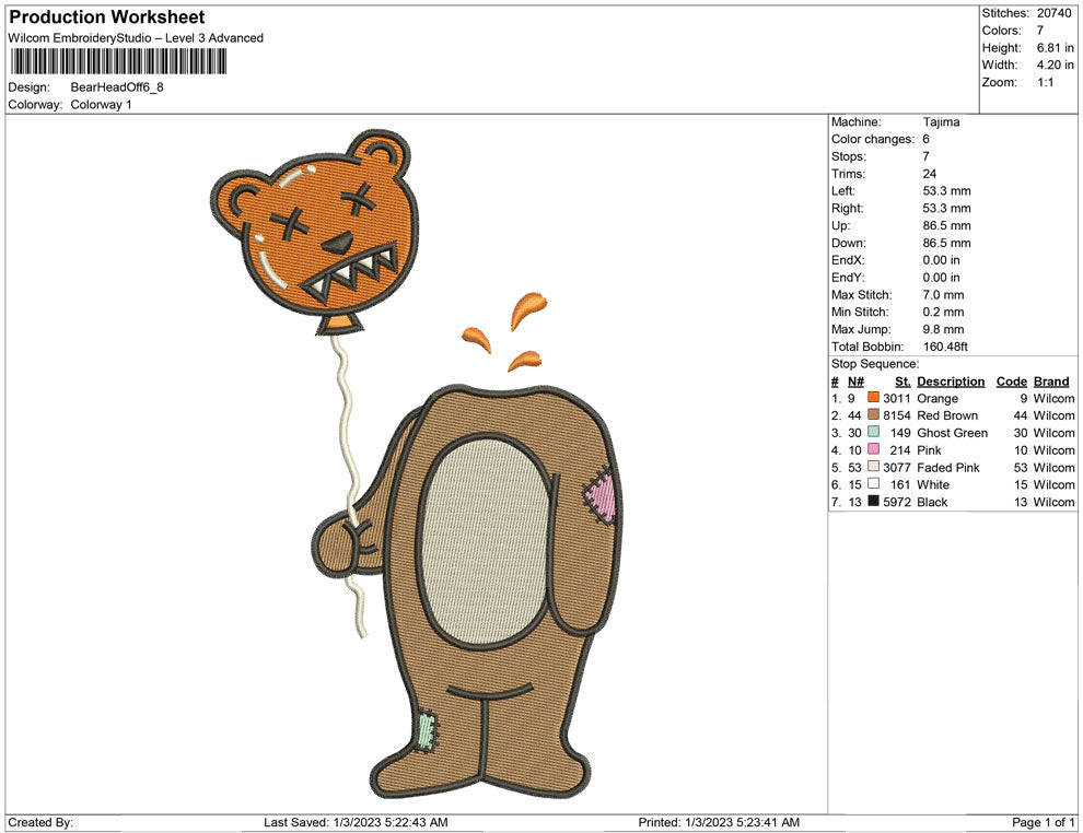 Bear Head off