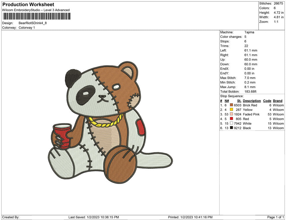 bear riot society Drink
