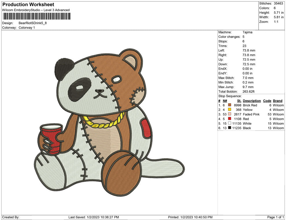 bear riot society Drink