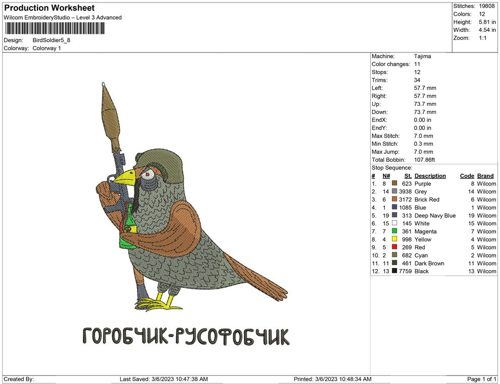 Bird Soldier
