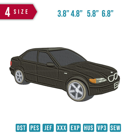 Black Sedan Car