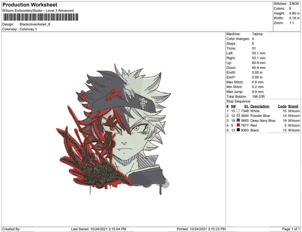Black Clover asta