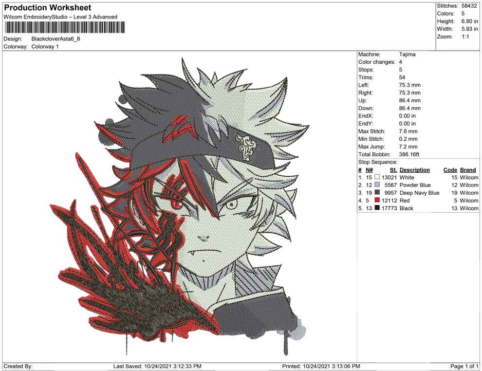 Black Clover asta