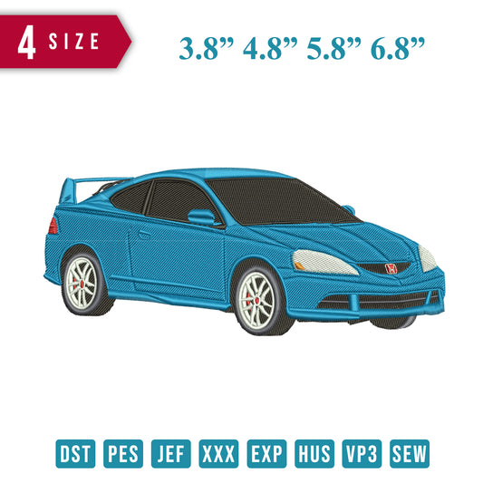 Blue Car Honda