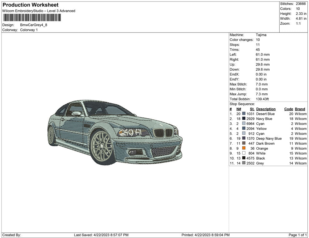 BMW Car Grey