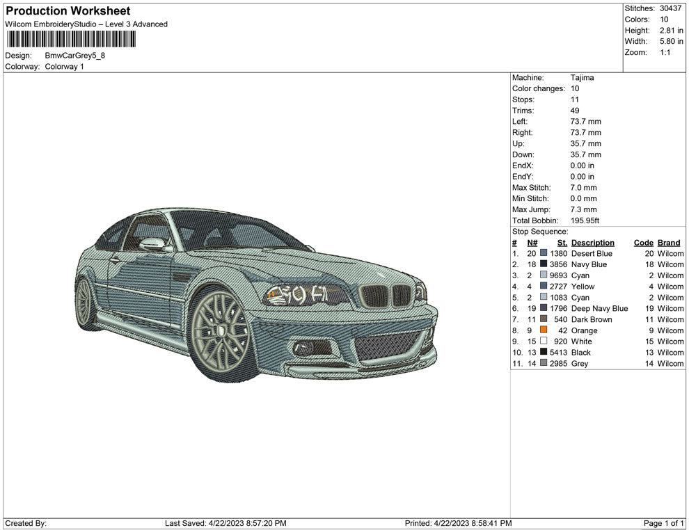 BMW Car Grey
