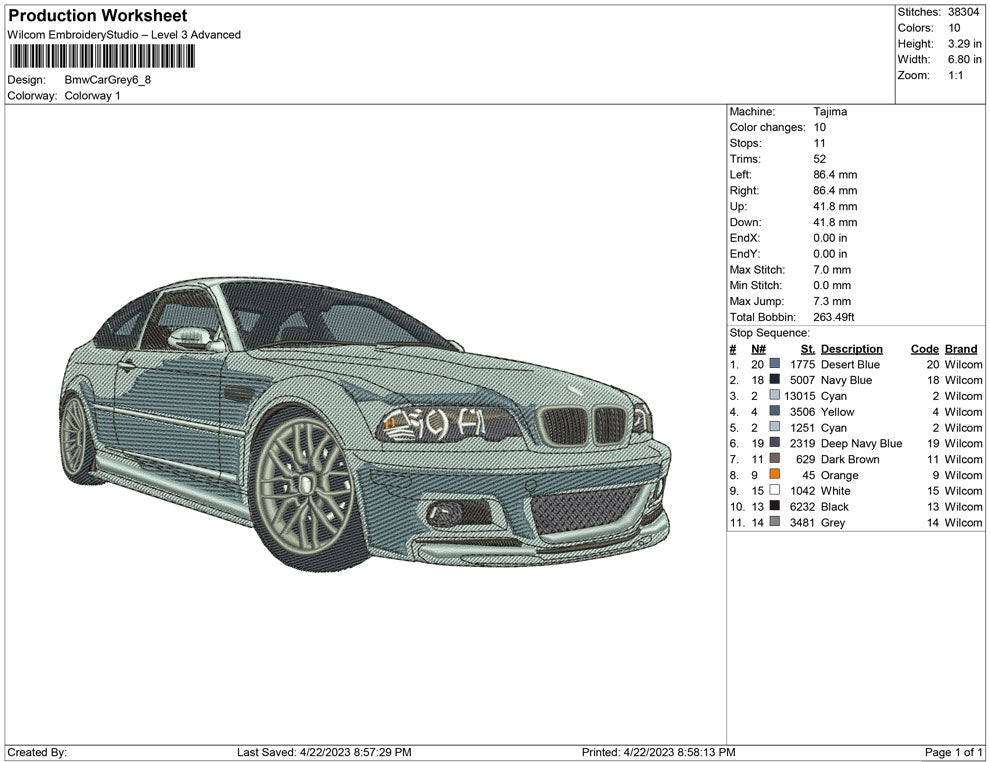 BMW Car Grey