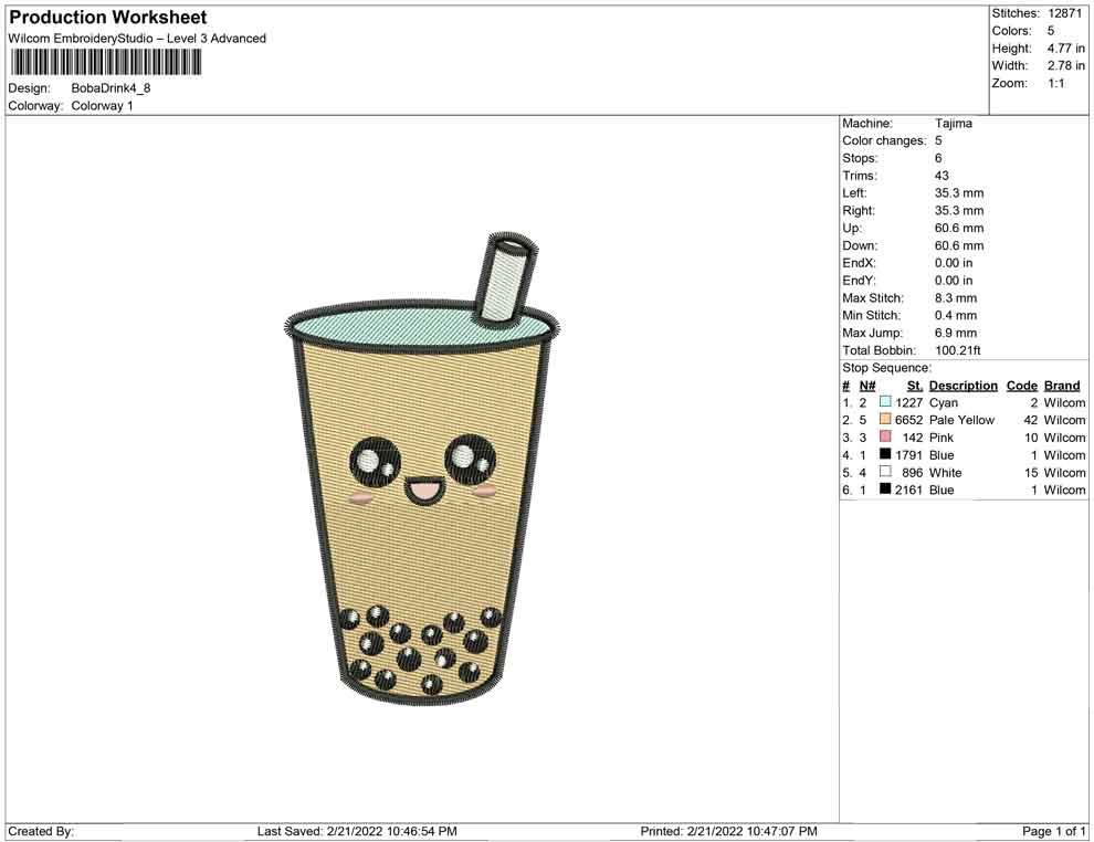 Boba drink