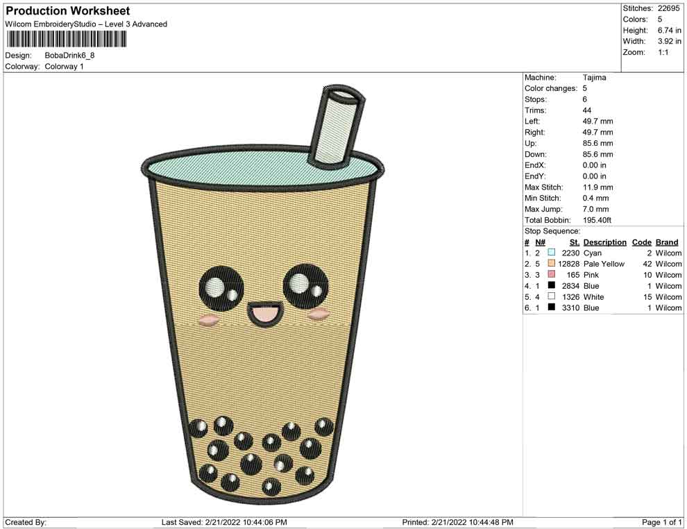 Boba drink