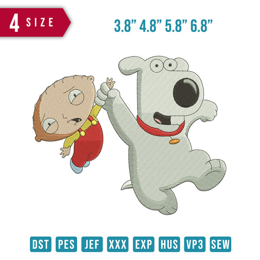 Brian and Stewie jump