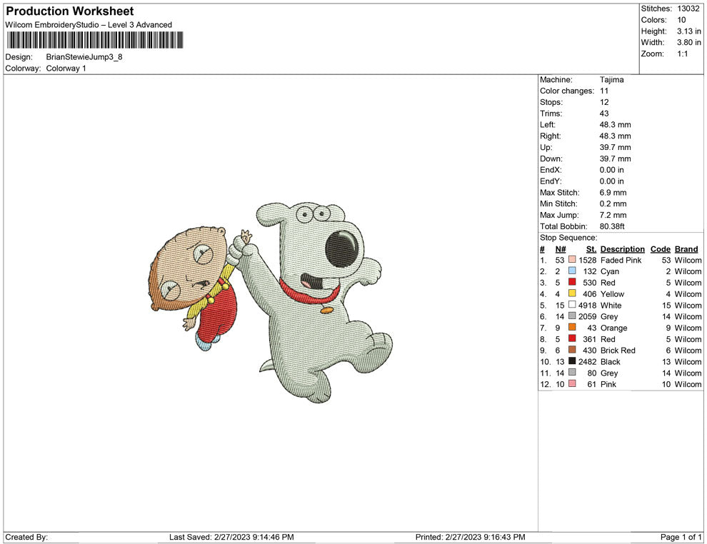 Brian and Stewie jump