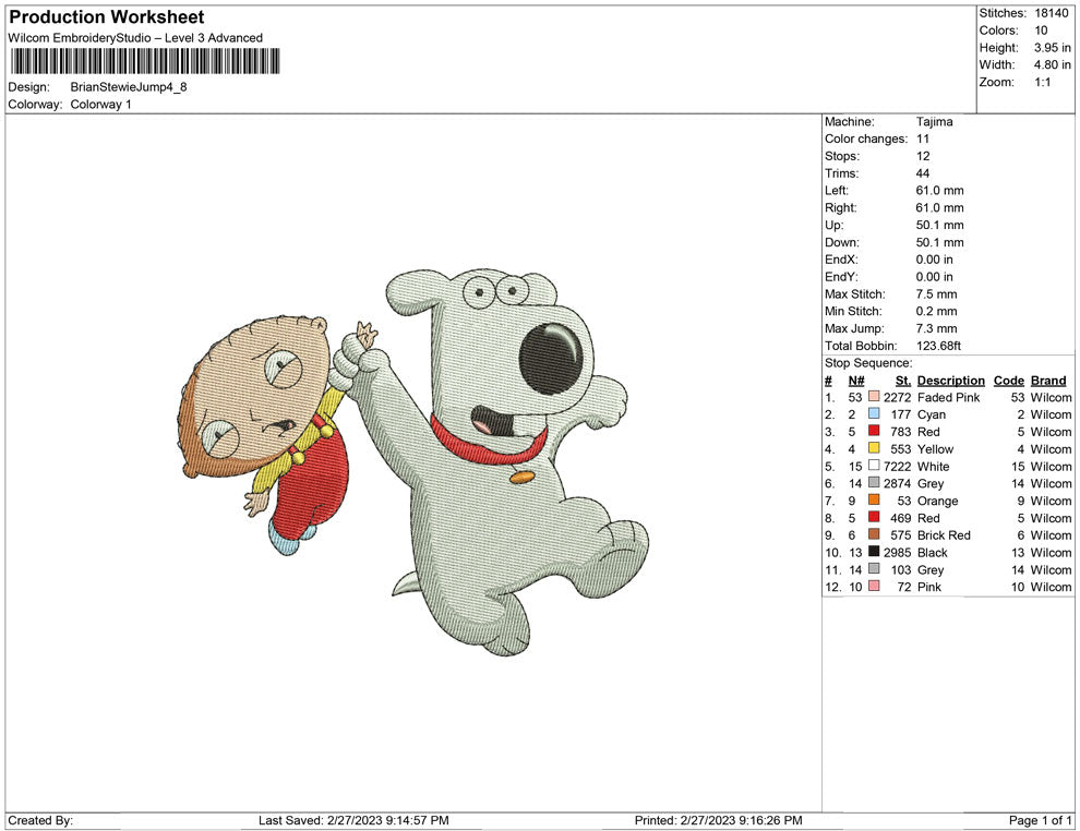 Brian and Stewie jump
