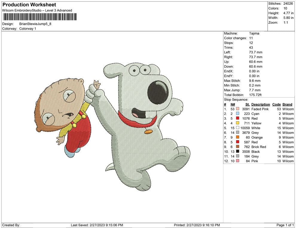 Brian and Stewie jump