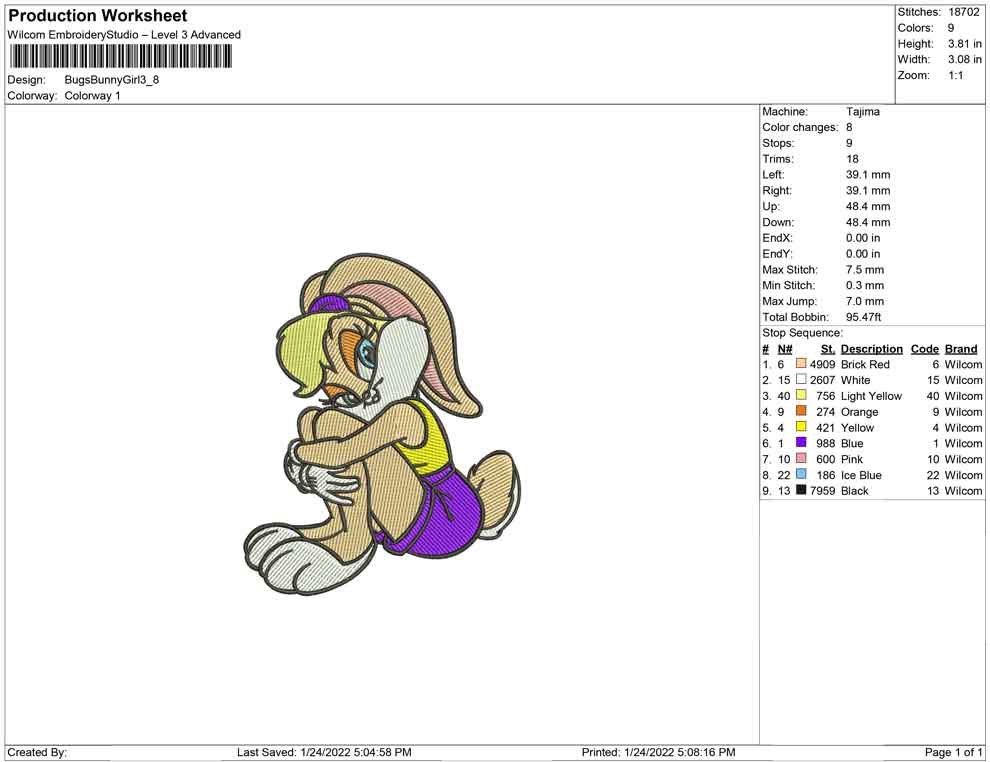 Bugs bunny Girl