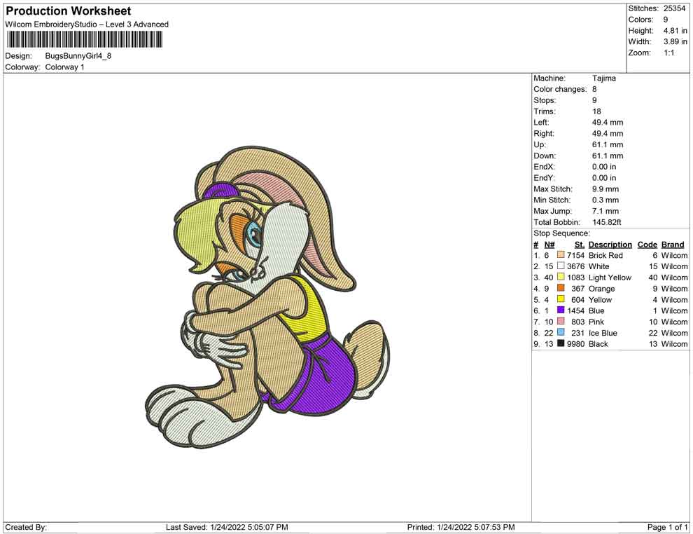 Bugs bunny Girl