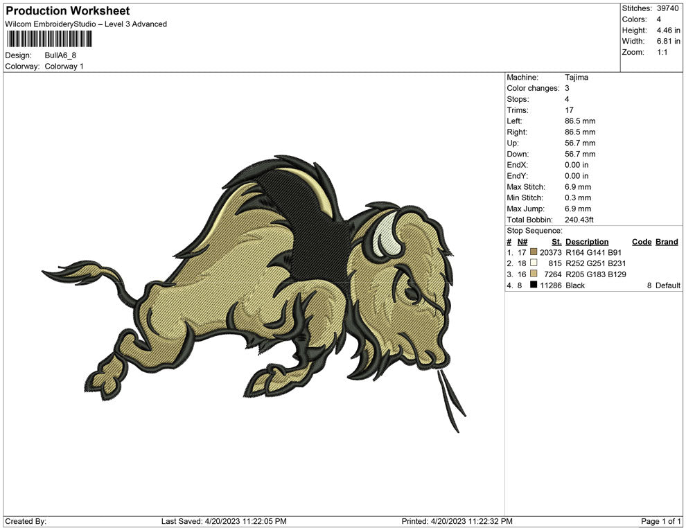 Bull A