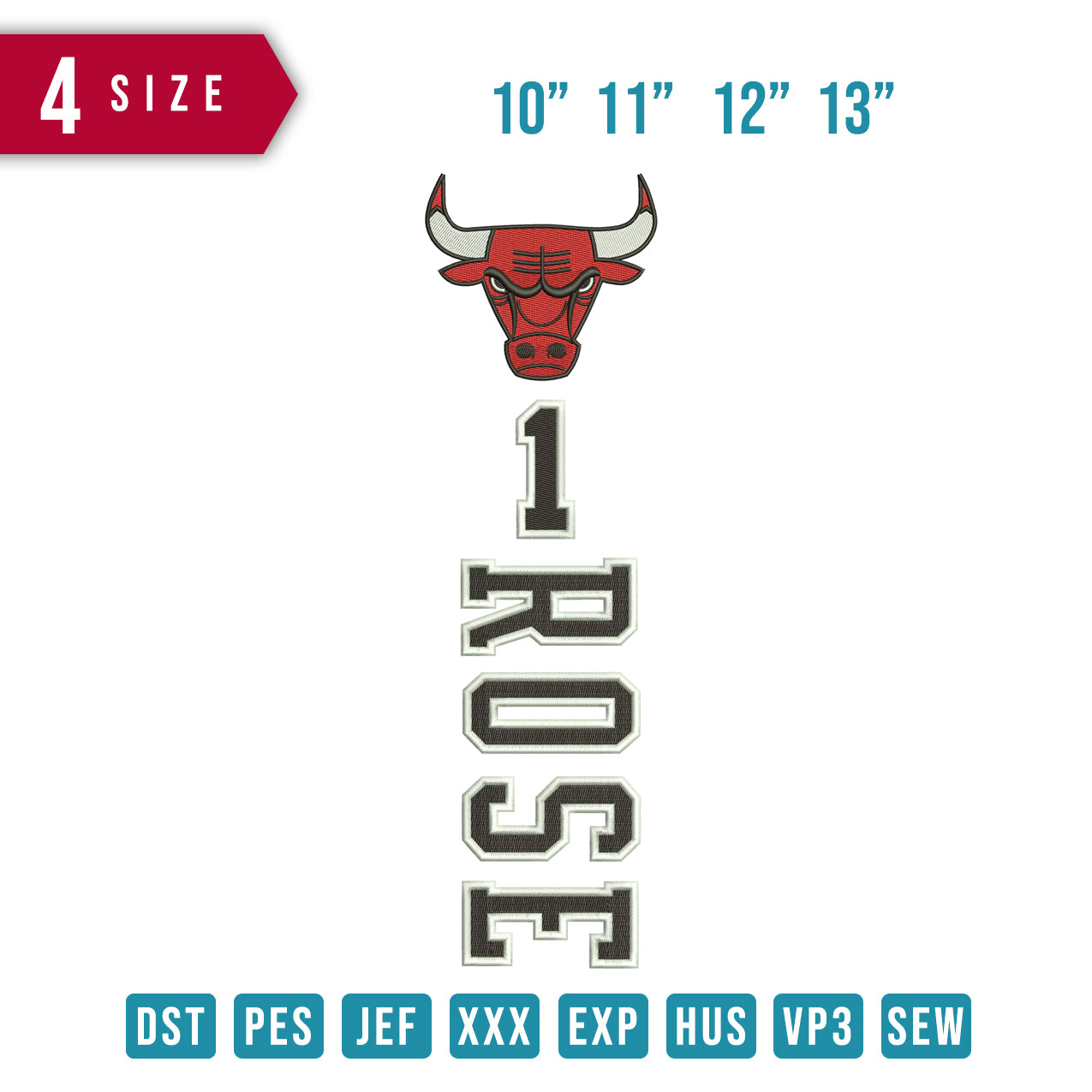 Bull 1 Rose