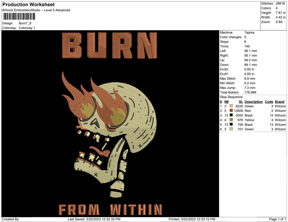 Burn Skull