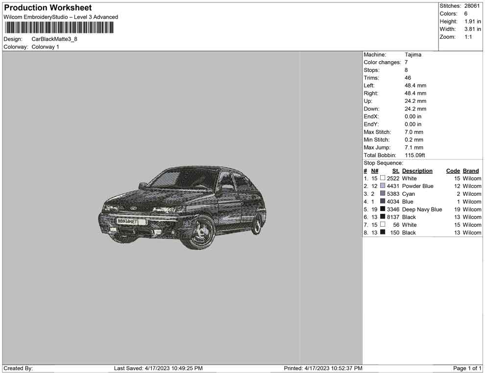 Car Black matte