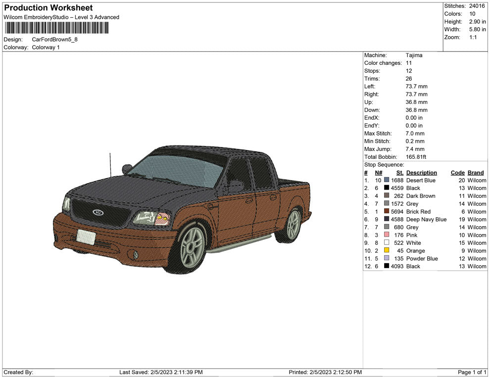 Car Ford Brown