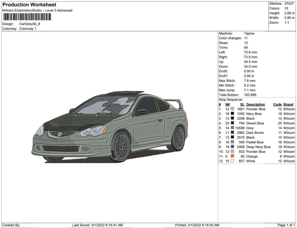 Car Grey A