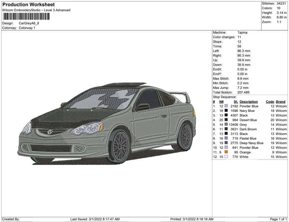Car Grey A