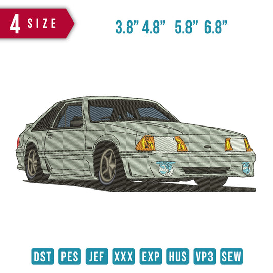 Car Grey With lamp on