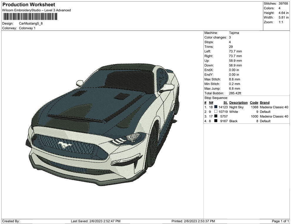 Car mustang