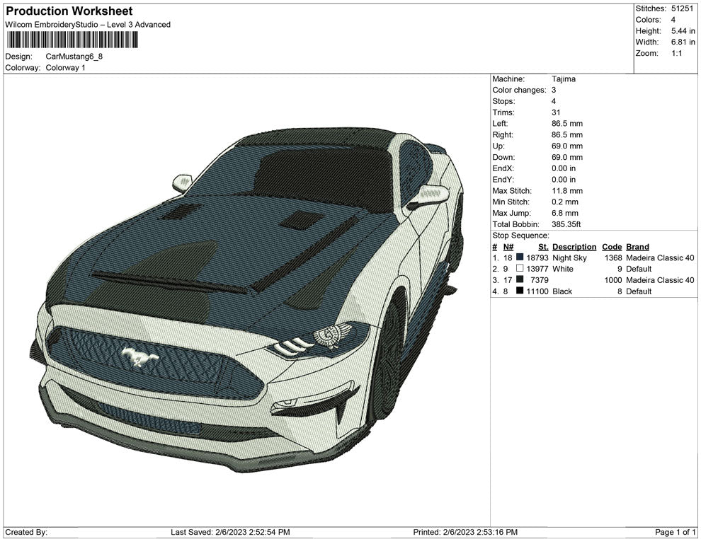 Car mustang
