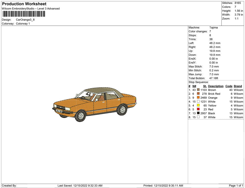 Car orange