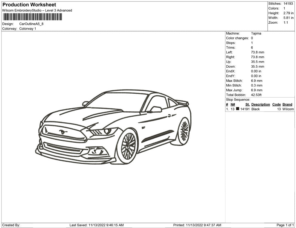 Car Outline Honda