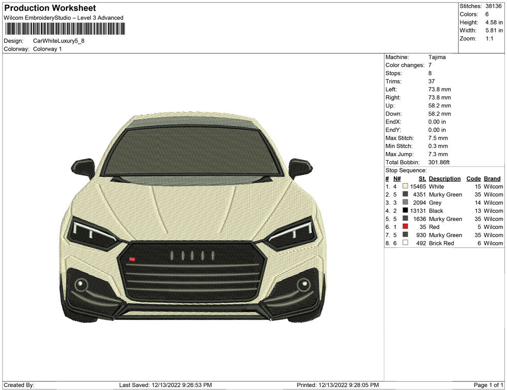 Car white Luxury