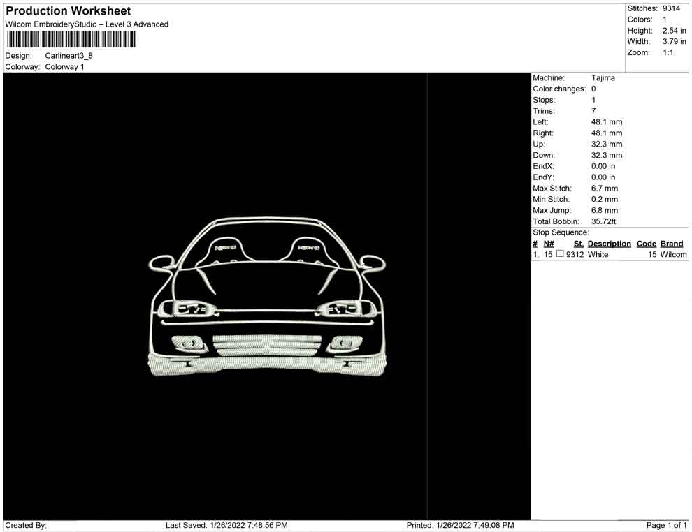 Car line Art