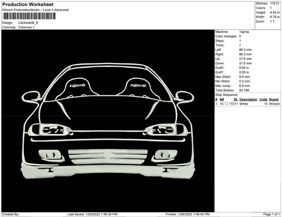 Car line Art