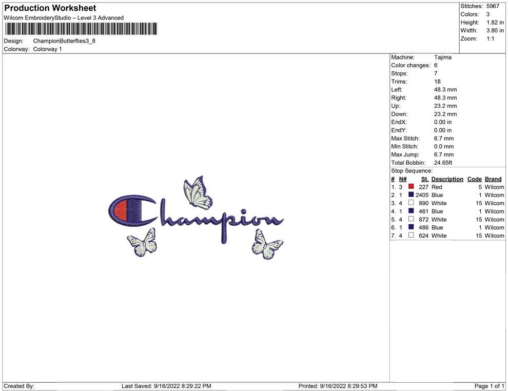 Champion Butterflies
