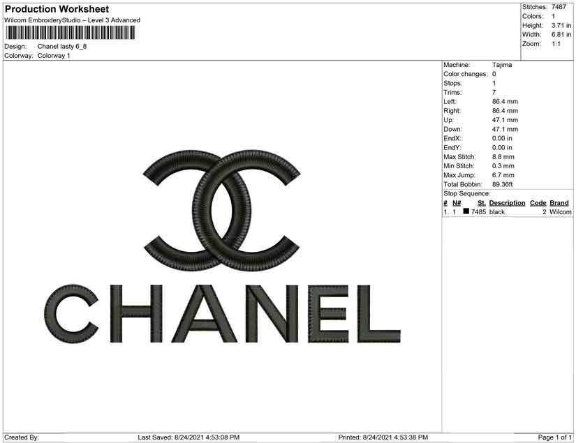 Chanel lasty
