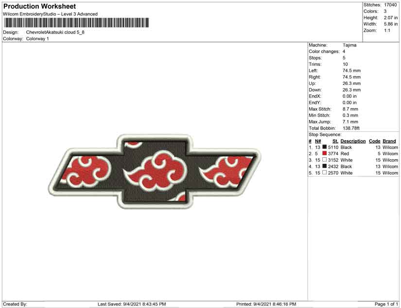 Chevrolet akatsuki cloud