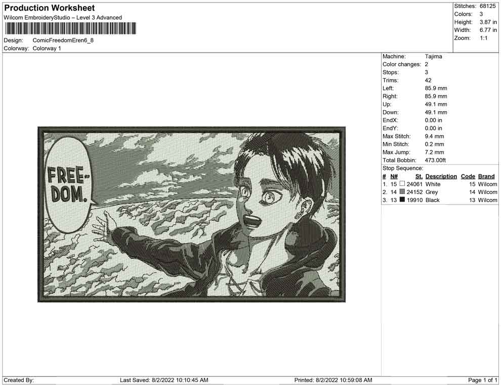 Comic Freiheit Eren