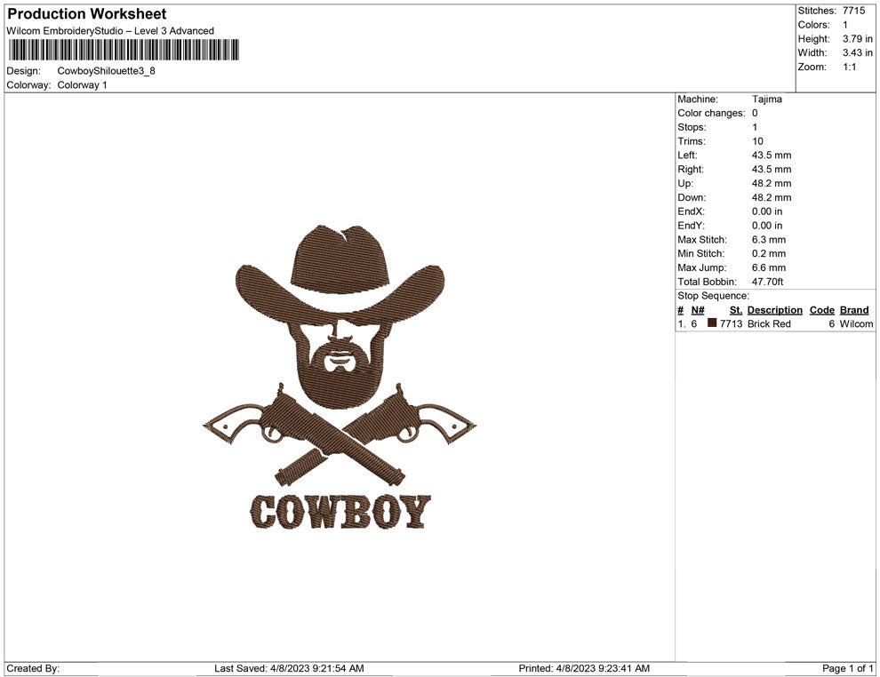 Cowboy Silhouette