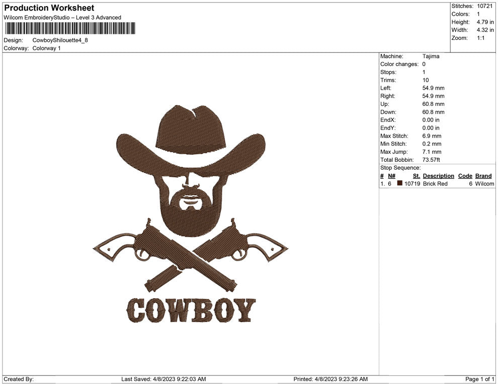 Cowboy Silhouette