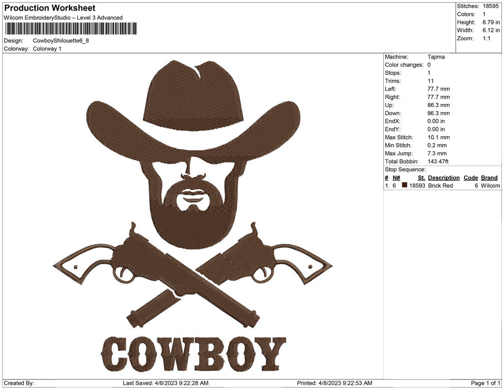 Cowboy Silhouette