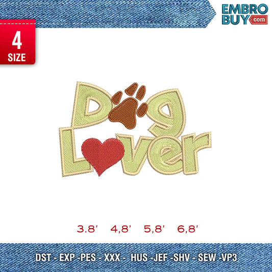 Dog Lover Typography