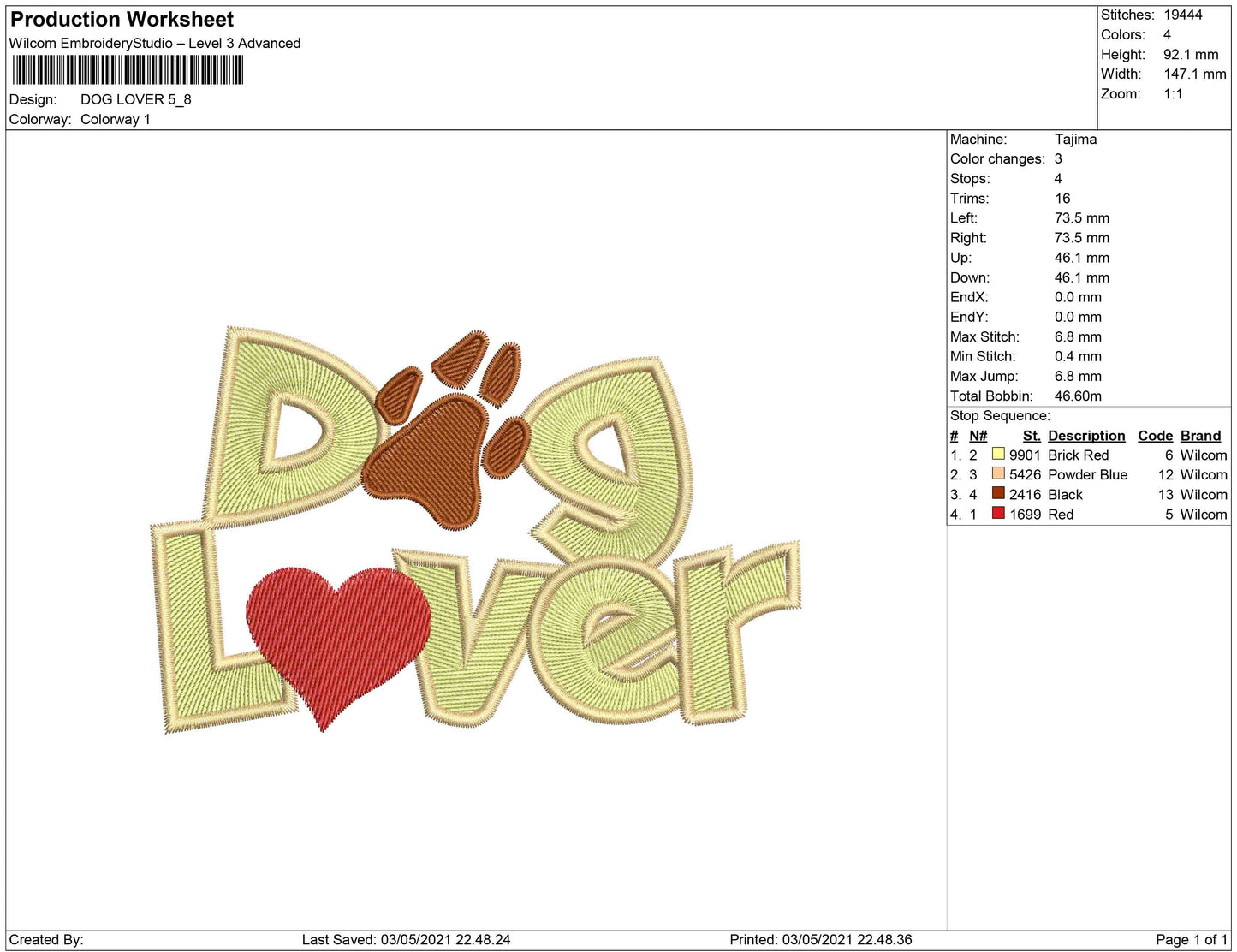 Dog Lover Typography
