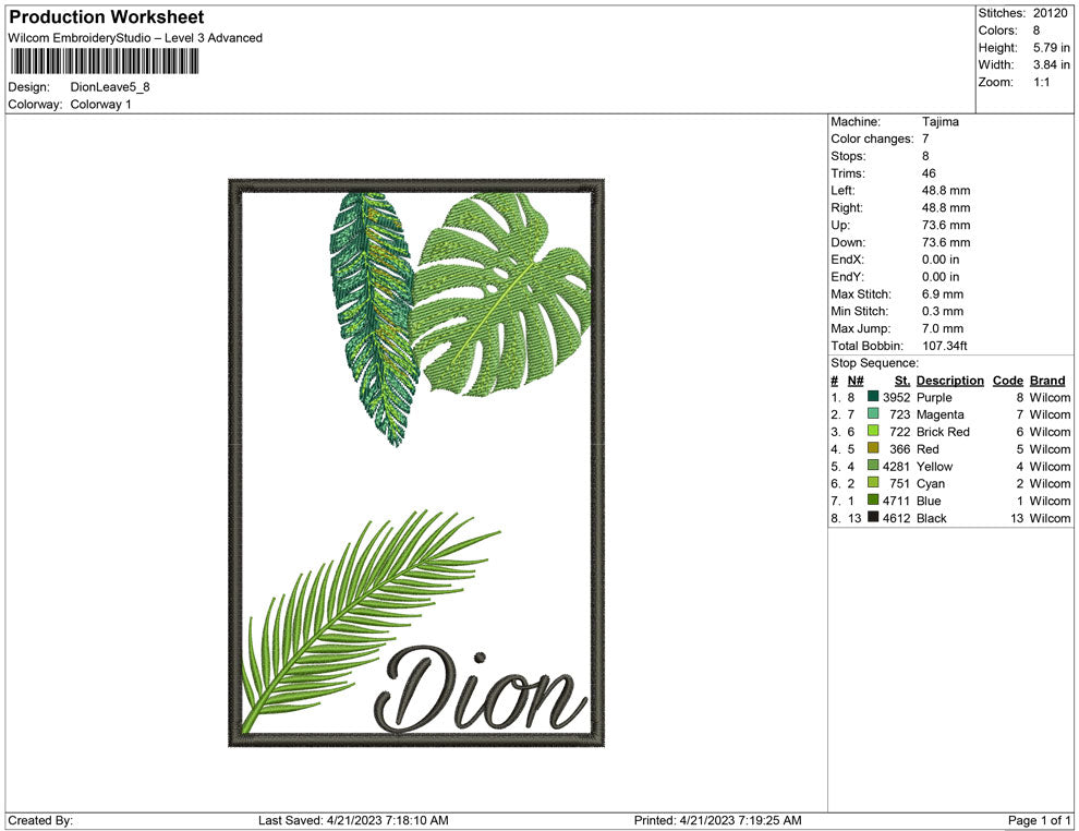 Dion Leave