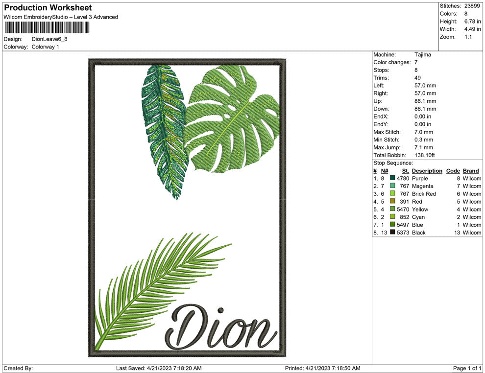 Dion Leave