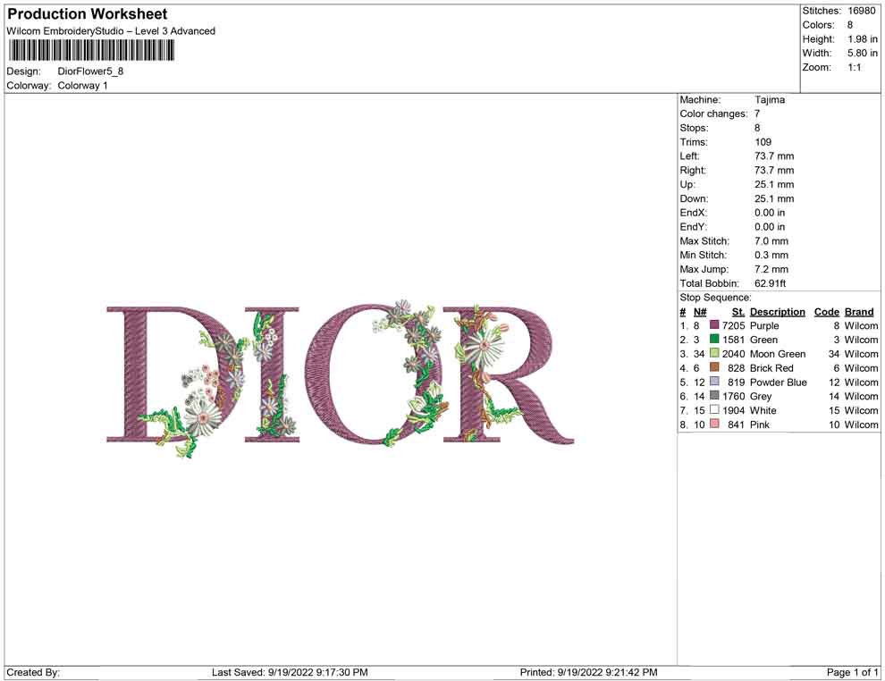 Dior Flower