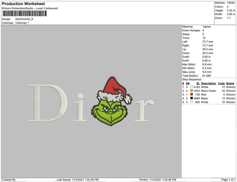 Dior Grinch Christmas